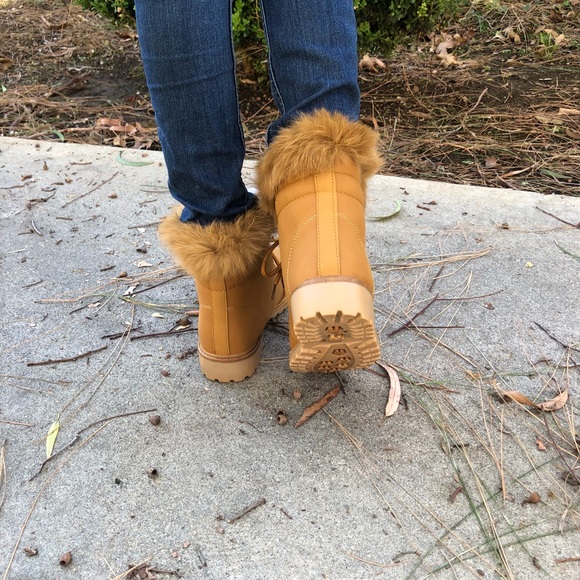 NUBUCK FAUX LEATHER WOMEN BOOTS - Picture 5 of 8